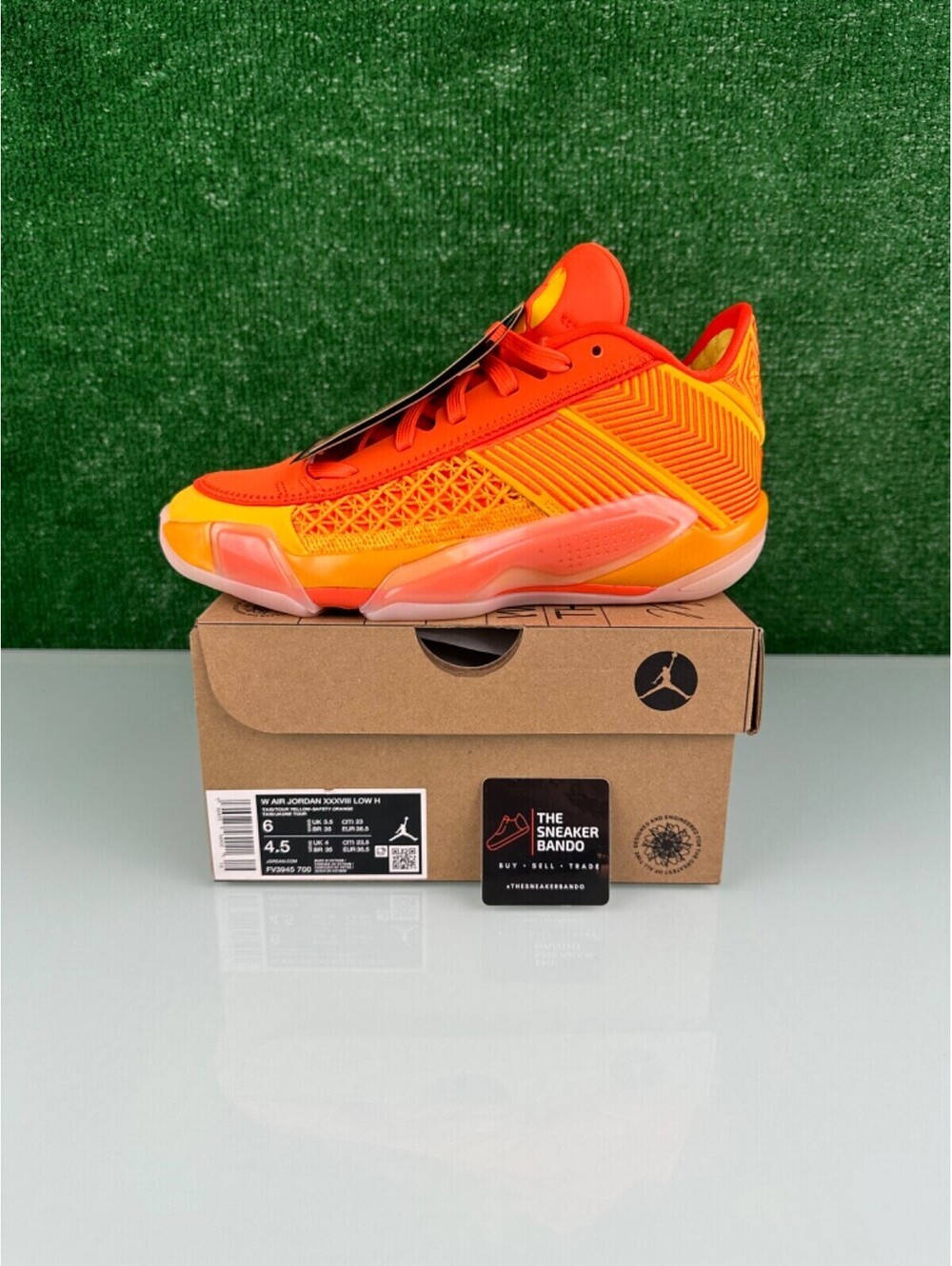 Size 6W/4.5M - Dearica Hamby x Air Jordan 38 Low Sunshine W